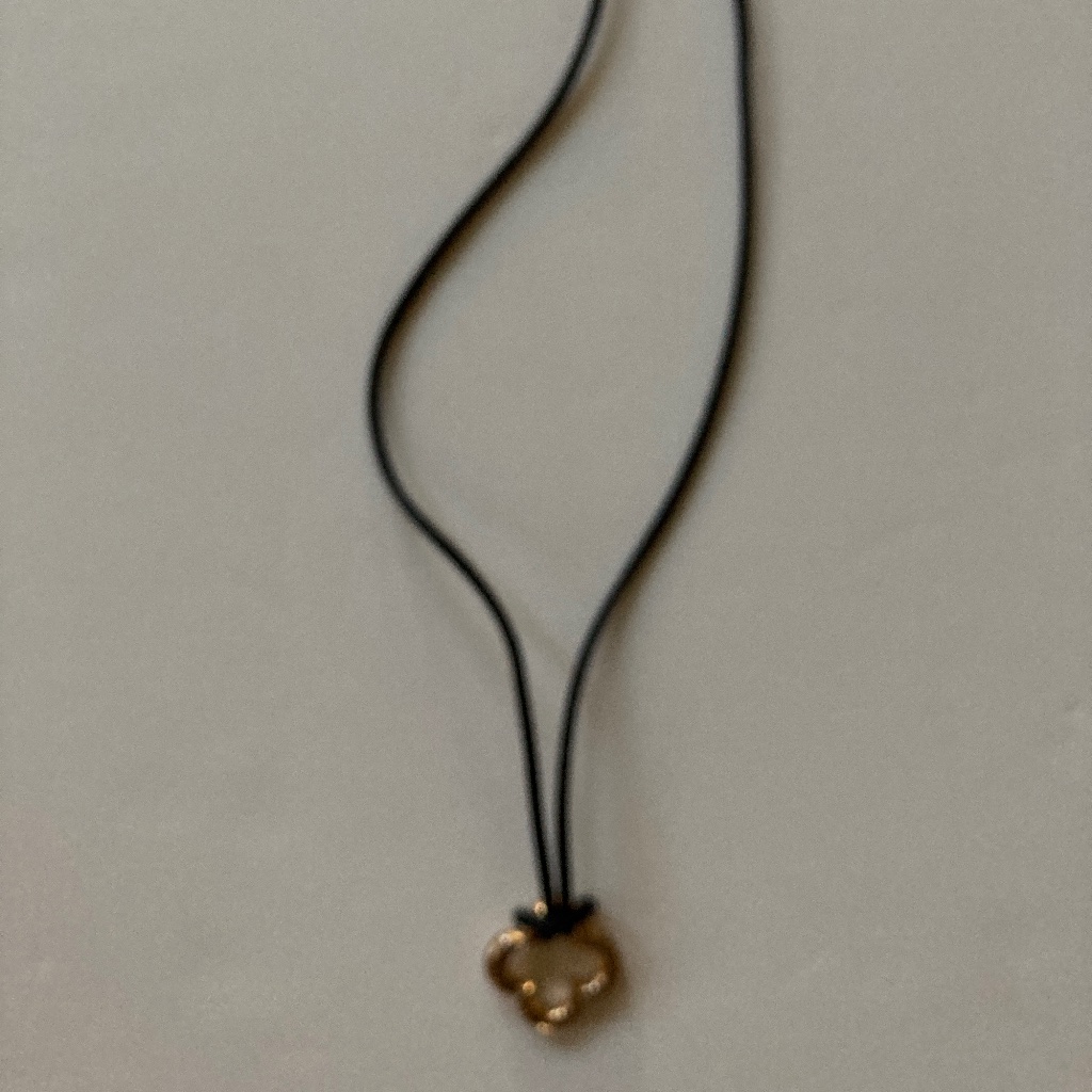 Heidi Klum Sterling & 18k Clad Clover Necklace/20